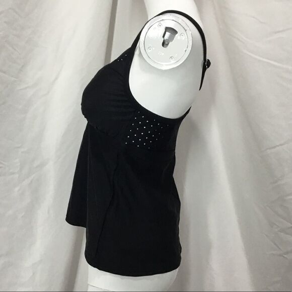 Coastal Blue Laser Cut Tankini Top (D12) - Picture 2 of 8